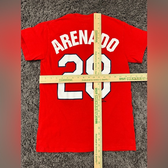 Nolan Arenado T-shirt St. Louis Cardinals #28 MLB Genuine Merchandise Size Small - Picture 4 of 6
